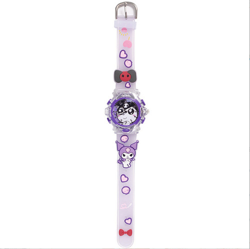 3D cartoon character watch Sanrio colorful glowing children's quartz watch Micky Mouse student watch wrist watch