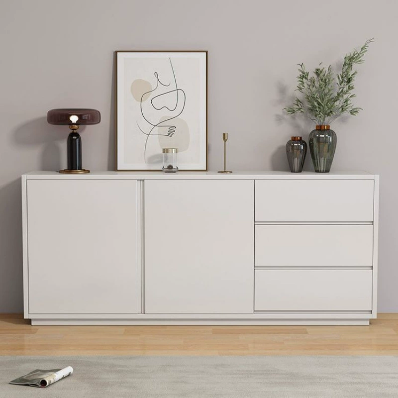 Буфет, современный простой винный шкаф из цельного дерева, настенный чайный шкаф, черный шкаф для хранения, шкаф для хранения в спальне, нормкор