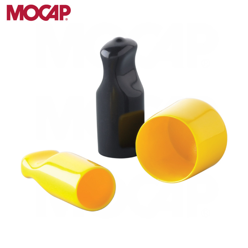 黑色PVC浸塑橡胶盖 柔性线缆保护帽 逗猫棒胶套盖子圆盖