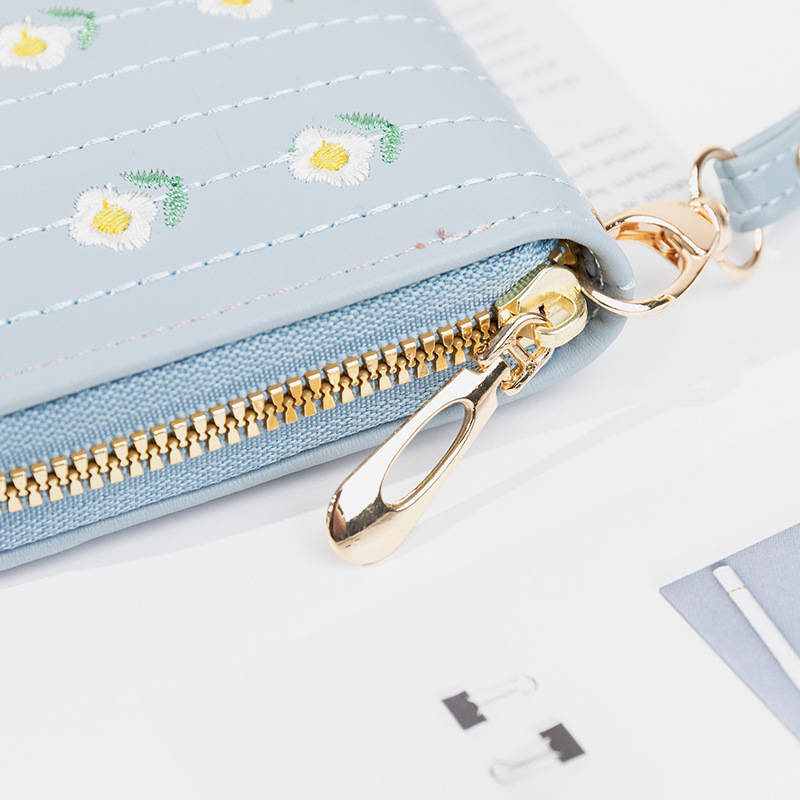 long polyurethane wallet