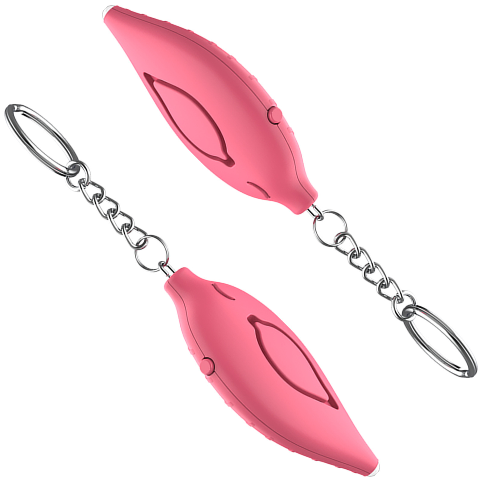 Alarma Personal Portátil con Forma de Hoja, Luz LED, 130 dB, para Mujeres