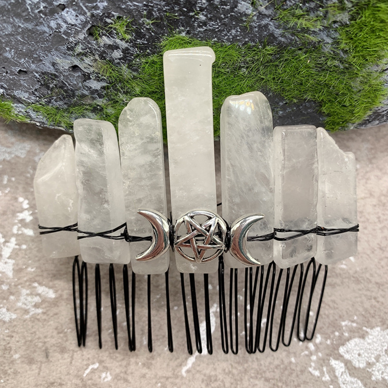 Fashion Crown Crystal Handmade Insert Comb 1 Piece display picture 7