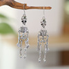 Retro earrings suitable for men and women, European style, halloween, wholesale