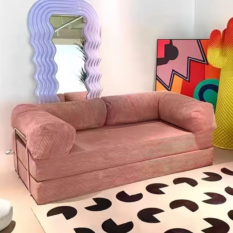 Bean paste powder corduroy 55d high density sponge