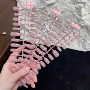 美甲法式气质粉色甲片
