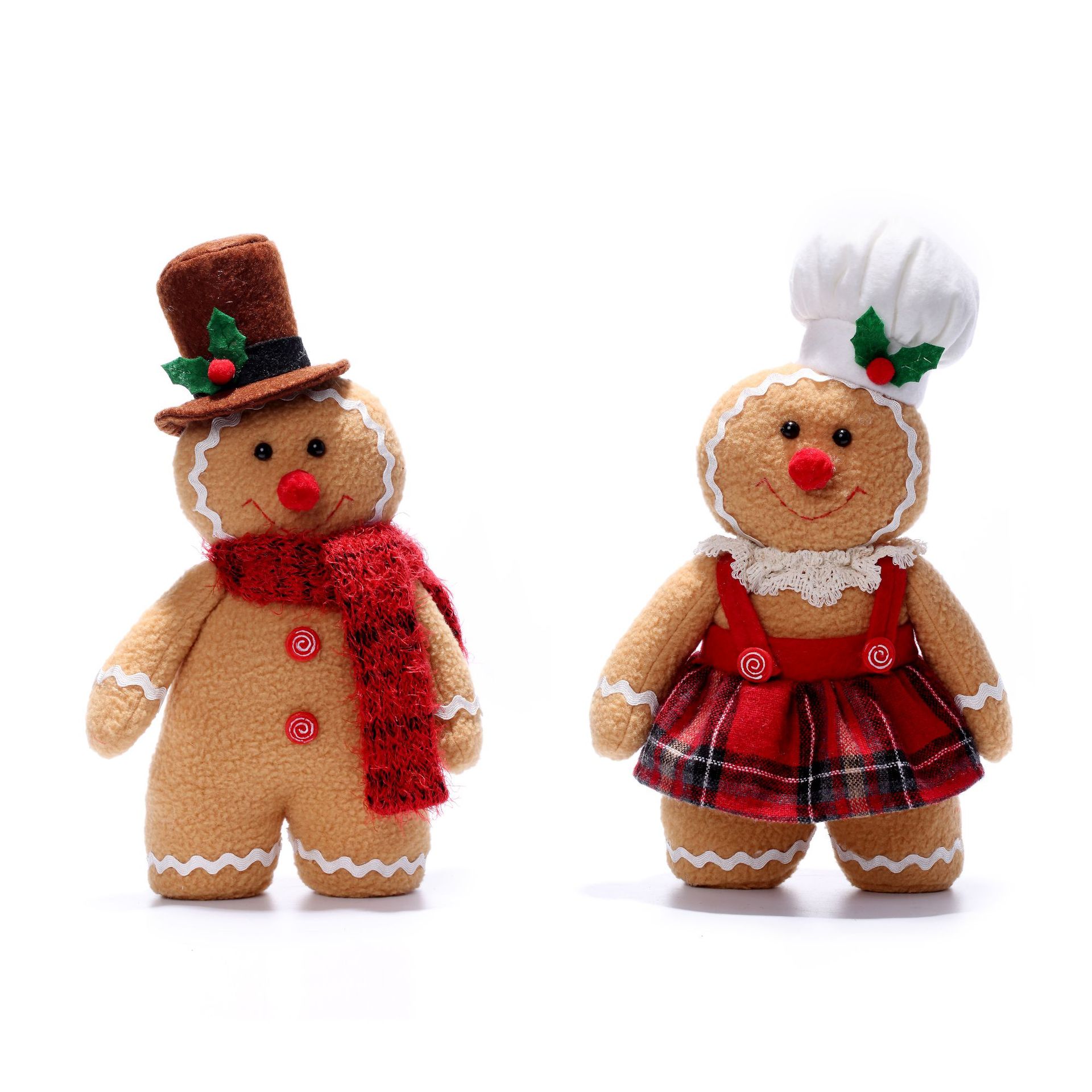 2023 New Decorative Gingerbread Doll Doll Toy Decoration Wool Dwarf Doll_voghion.com