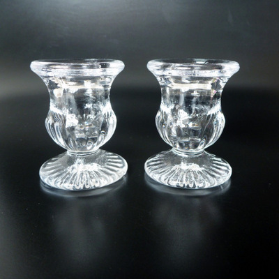 批发定制生日蜡烛台 定做餐厅烛台玻璃杯 礼品玻璃烛台杯机制烛台|ru