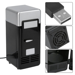 USB mini Mini refrigerator refrigeration heating beverage refrigeration freezing work home Travel car refrigerator