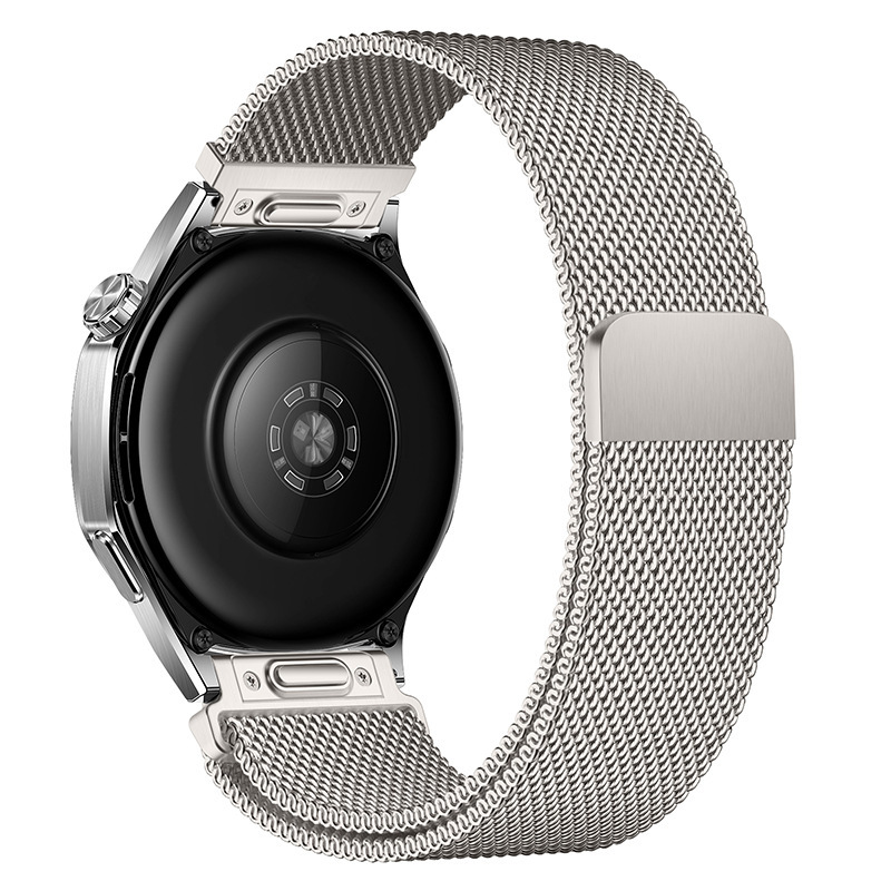 适用于华为watch5按压磁吸表带 按键米兰尼斯华为GT4/5 Pro手表带|undefined