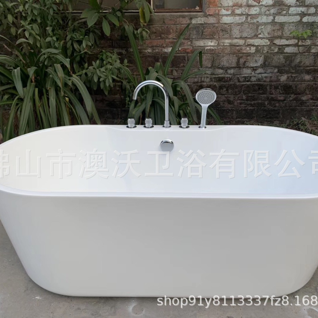 bañera acrílica independiente con hardware surf masaje temperatura constante bañera de remojo profunda bañera de remojo spa