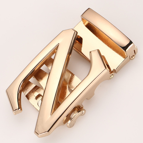 Guanpin 3.5CM men's belt buckle frosted automatic buckle belt belt head men's pants belt head business factory direct sale