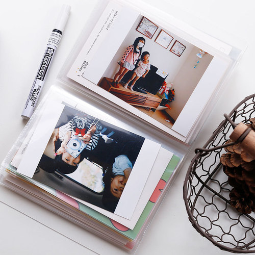 40 large-capacity A6 photo albums, pocket storage albums, stickers, cards, bills, invoices, notes, collections, illustrations