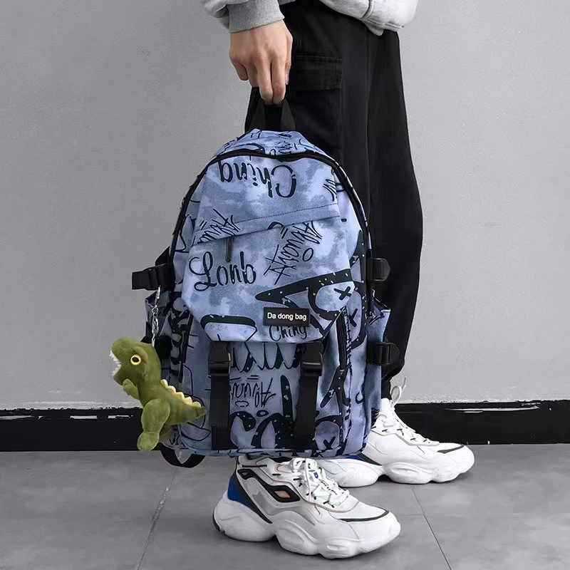 2023 Школьный рюкзак в новом стиле для студенток средней школы большой емкости в Корейском стиле, простой дорожный рюкзак в студенческом стиле для учащихся начальной школы