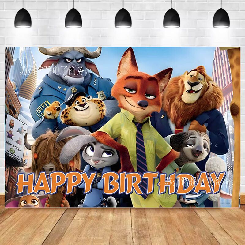New Crazy Animal City Children's Birthday Party Photo Photography Background Cloth Scene Decoration Banner Photo Studio Props New Crazy Animal City Children's Birthday Party Photo Photography Background Cloth Scene Decoration Banner Photo Studio Props
