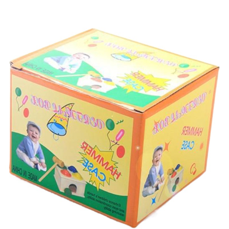 Mesa de paliza Mesa caja de golpes de martillo Tabla de apilamiento material didáctico 1-2-3 años bebé educación temprana niños inteligencia Juguetes