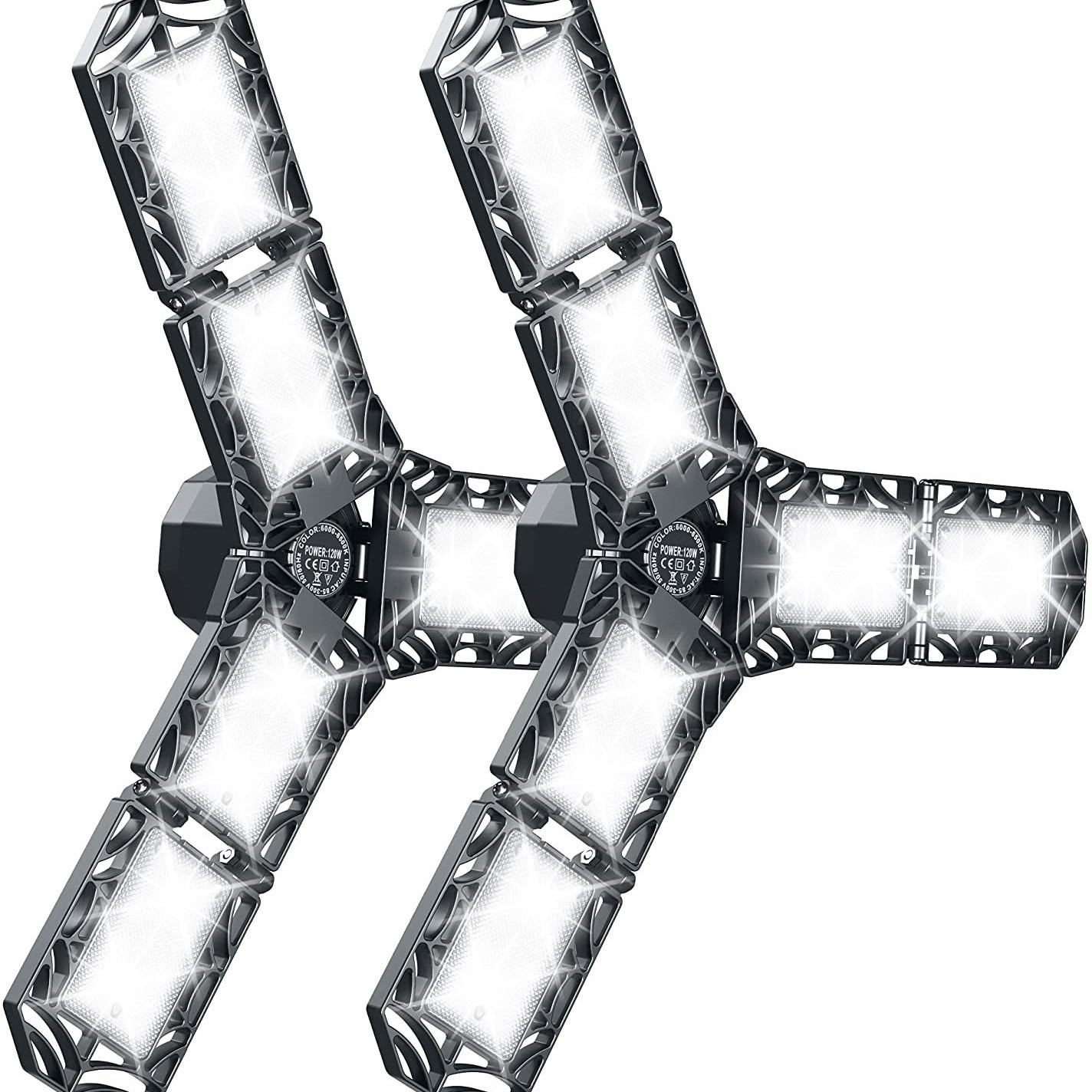 Almacén de techo lámpara de minería 200W150W variante plegable variedad LED lámpara de garaje transfronteriza exclusiva