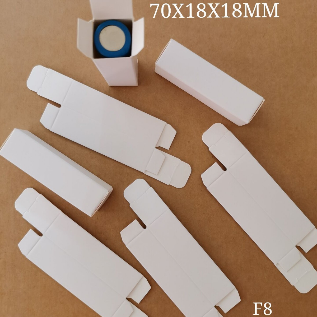 现货18650电池盒手机出口电池盒圆柱形电池盒纸类包装电池盒可订