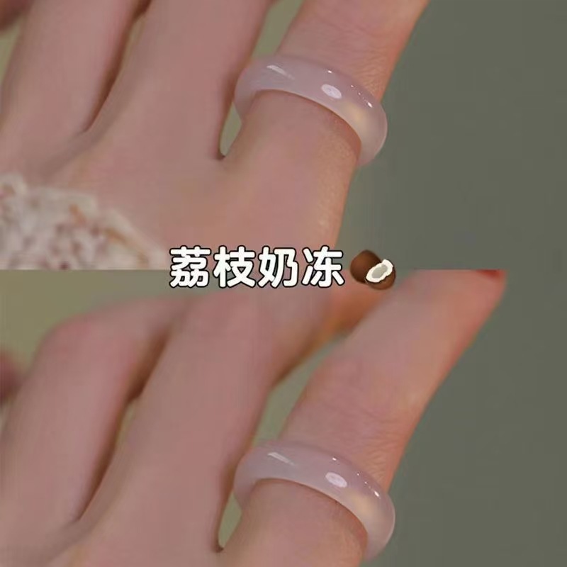 相思红豆仿编织戒指女潮小众设计高级感食指指环情侣闺蜜尾戒|undefined