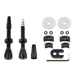 Mountain bike tubeless valve stem colorful French vacuum valve stem aluminum alloy tire valve stem