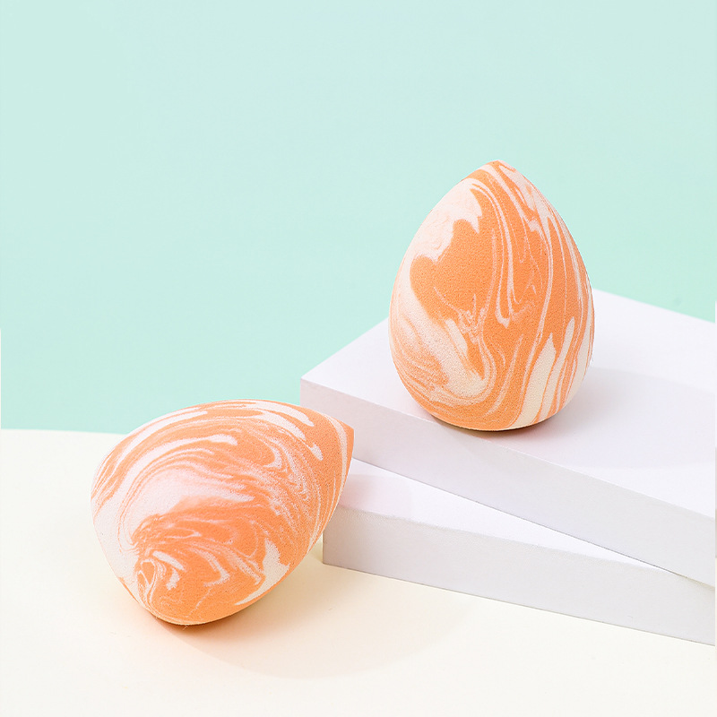 Maquillaje de huevo de belleza de color mezclado personalizado de fábrica, no coma polvo