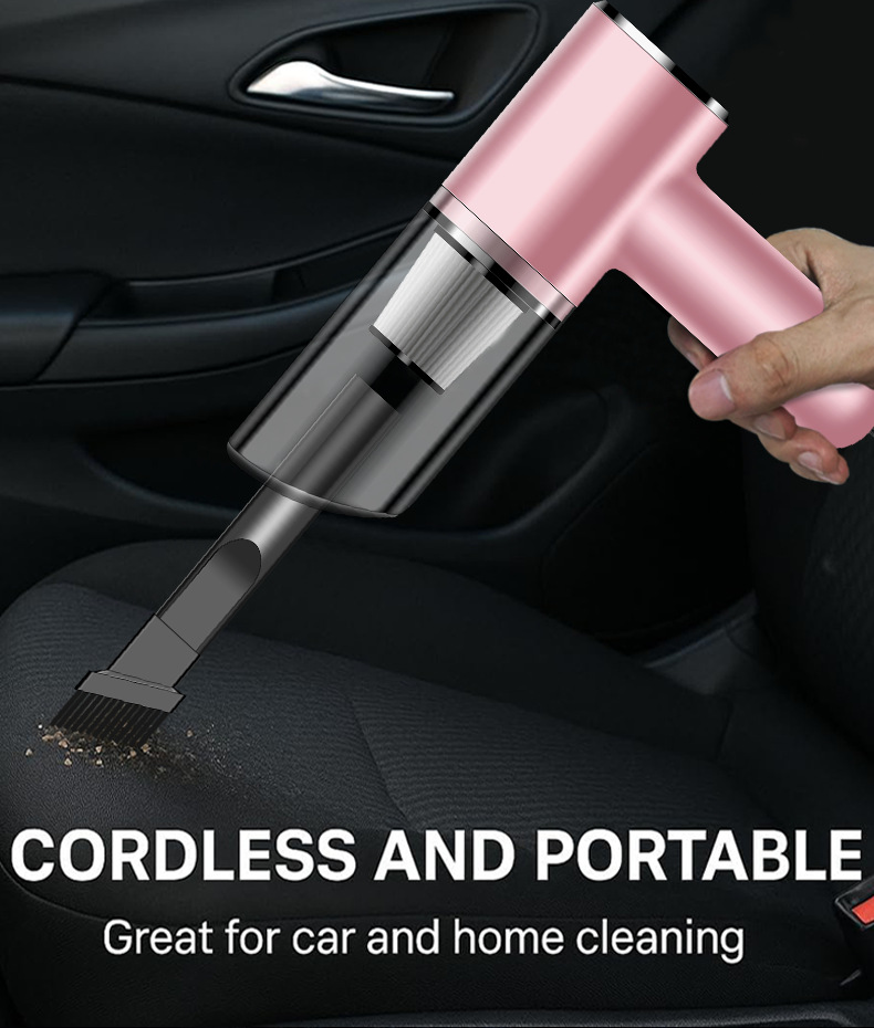 Car Vacuum Cleaner, Handheld Mini Car Vacuum Cleaner, Large Suction Power, Wired Dust Blower, Small Pet Hair Vacuum Cleaner
