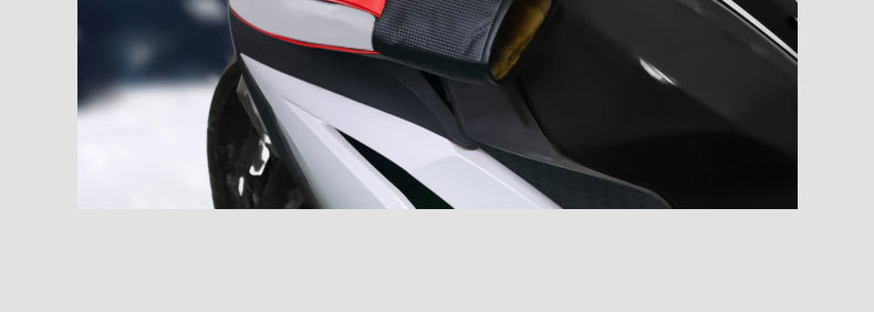 Motorcycle Handlebar Cover to Keep Warm in Winter, Battery Car Windshield Gloves, Windproof Handlebar Cover, Thickeneded Warm Electric Handlebar Cover