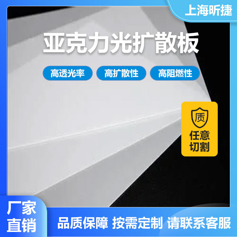 江苏亚克力光扩散板2mm磨砂LED扩散板筒灯圆片异型制作匀光均匀