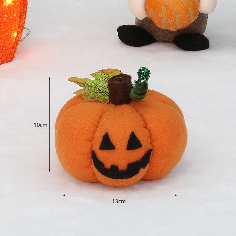卸売りクロスボーダー新商品布芸ハロウィーンカボチャ笑顔pp綿充填鬼節パーティー雰囲気装飾品置物|undefined
