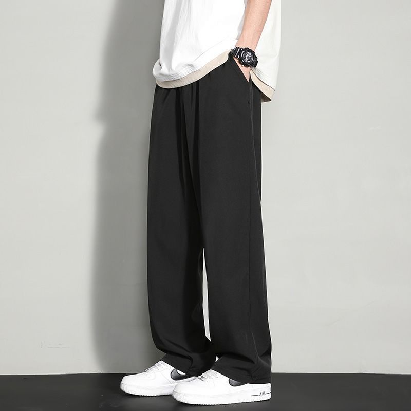 Pantalones de primavera transfronterizos para hombres, pantalones casuales rectos para hombres, pantalones de piernas anchas para hombres, pantalones deportivos para hombres