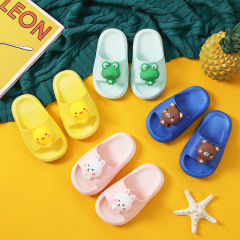 2024 Summer New Children's Slippers Children's Shoes Three-dimensional Cartoon One-Flop Soft Bottom Children's Anti-Slip Sandals and Slippers for Men
