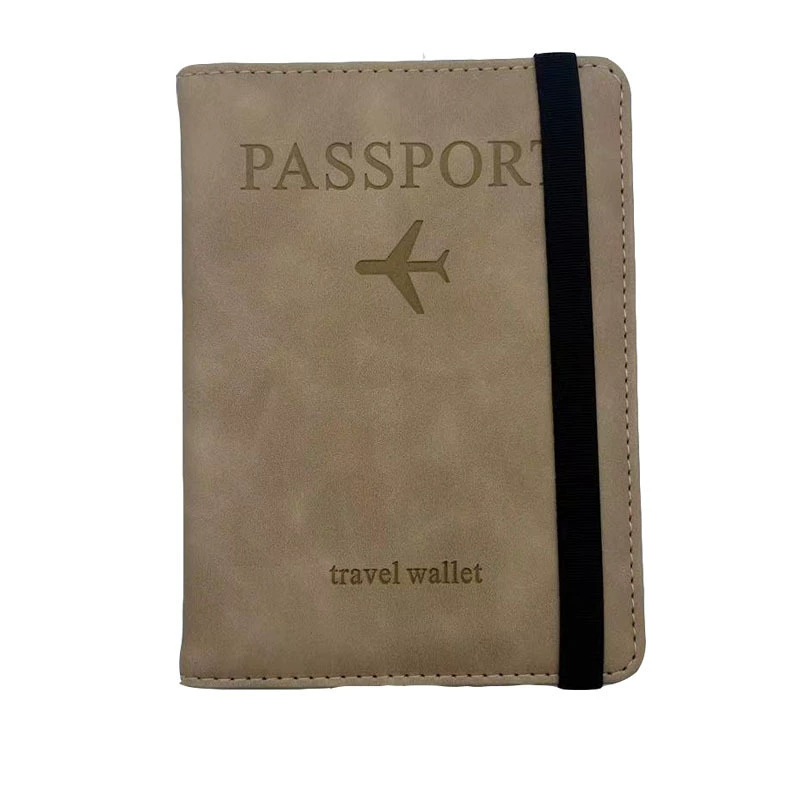 Passport Cover PU Travel Wallet, Universal Handheld Protective Case, 15 × 11 cm, Multi-Color