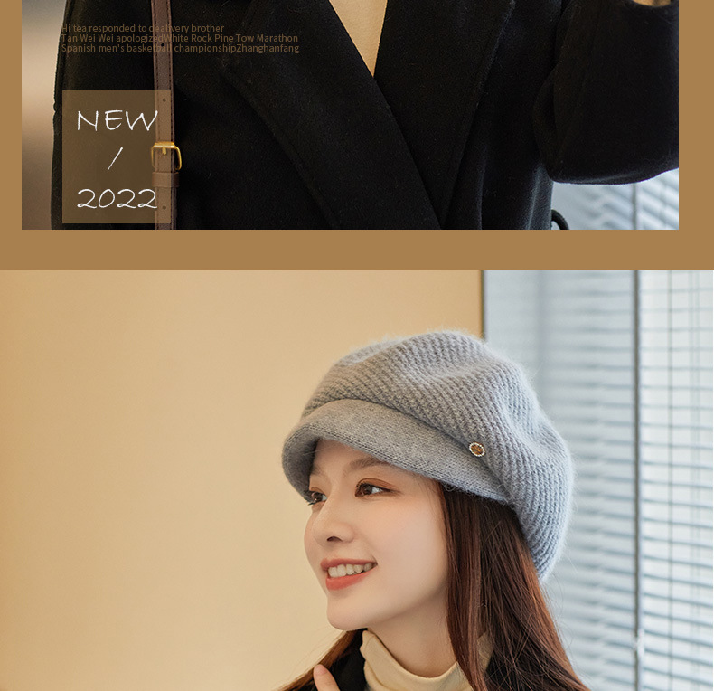 Gestrickte Damen Schiebermütze Mit Ohrenschutz Und Samtfutter_voghion.com