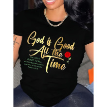 T 81788 Print Crew Neck Women's Tees ӡ��Բ��Ůʿ T ��