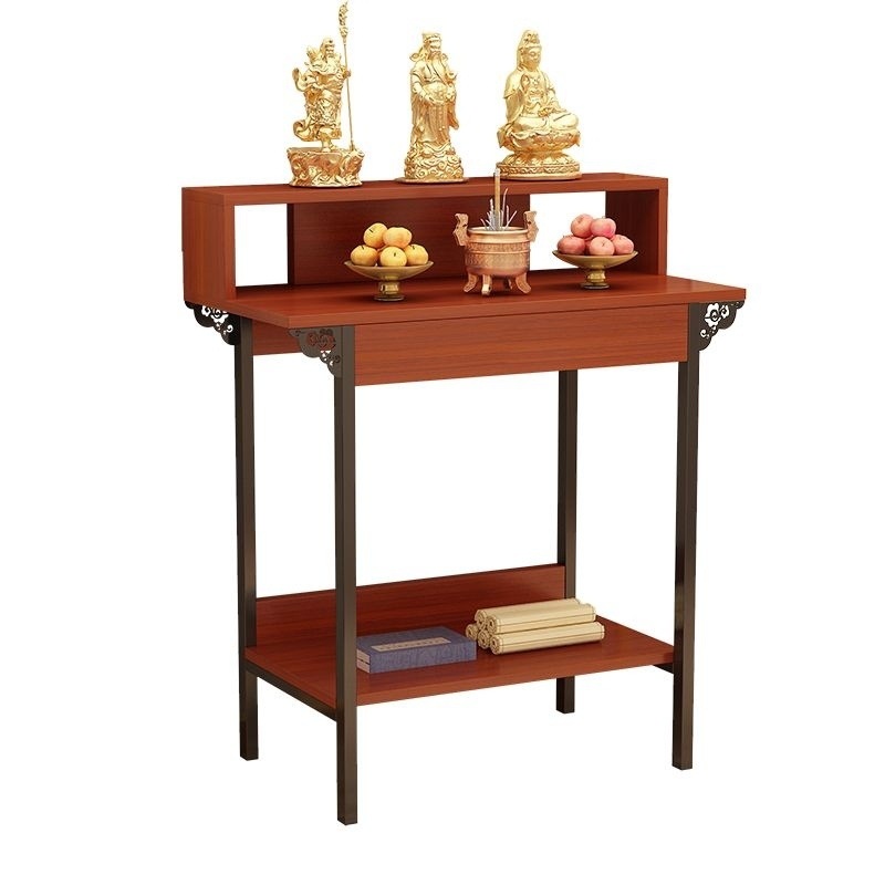Buddha Table Sacred Table for God of Wealth Home Bodhisattva Fragrant Case Entrance Sacred Table New Chinese Style Sacred Table Simple Sacred Table for Immortals