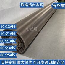 现货30目0.3mm耐高温铁铬铝钢丝网 高温炉燃烧导热铁铬铝合金网