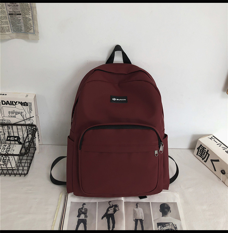 Schoolbag Korean Version Of The Large-capacity Travel Simple Backpack New Fashion Student Backpack display picture 32