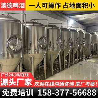 加工定制精酿啤酒设备啤酒设备源头厂家
