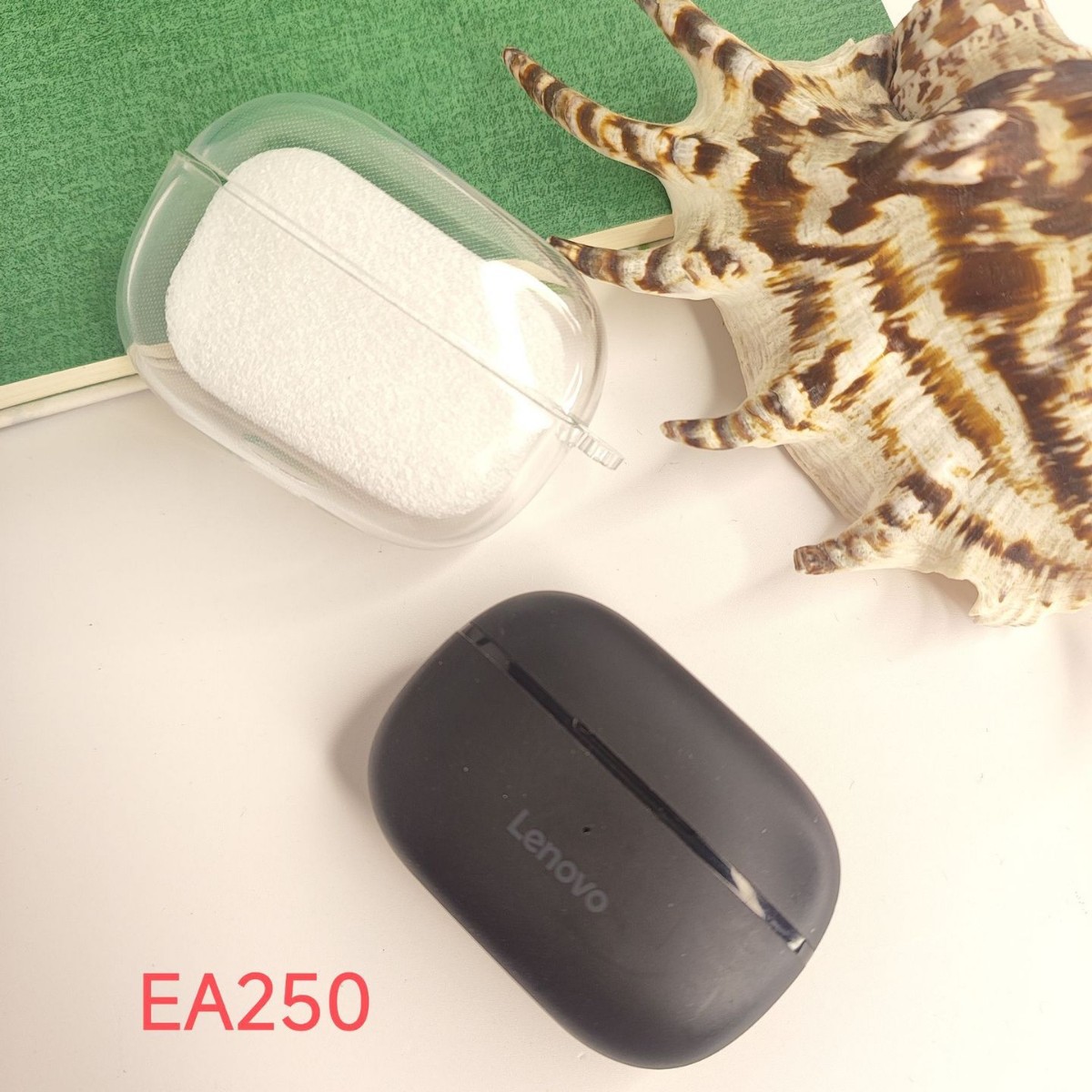 Adecuado para Lenovo EA250 inalámbrico con cancelación de ruido Bluetooth cubierta protectora material de TPU transparente