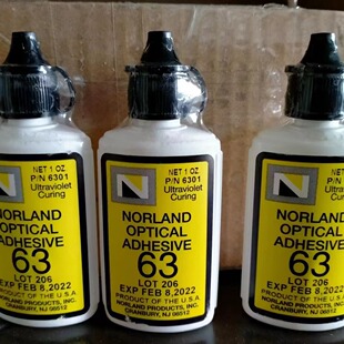 NOA63光敏胶 美国Norland紫外线UV固化光学胶水NOA63-阿里巴巴
