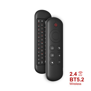 Мини-клавиатура M5 Pro с летающей мышью, подсветкой, 2.4G+BT Bluetooth, двухрежимная, для компьютера и ТВ-бокса, компактная клавиатура