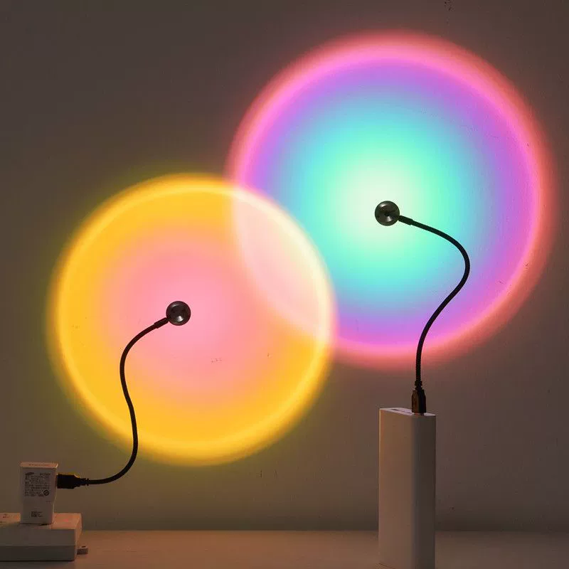 Atmospheric LED table lamp for bedroom, night light, internet celebrity