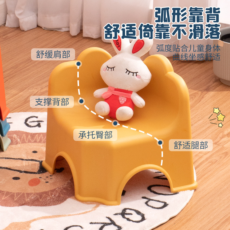 儿童塑料小凳子加厚家用椅子小板凳客厅座椅矮凳沙发换鞋凳洗澡凳