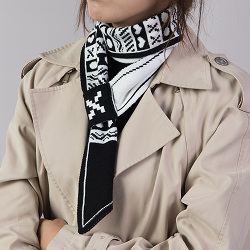 Sjaal 2024 nieuwe herfst en winter high-end veelzijdige dames dikke warme sjaal_voghion.com