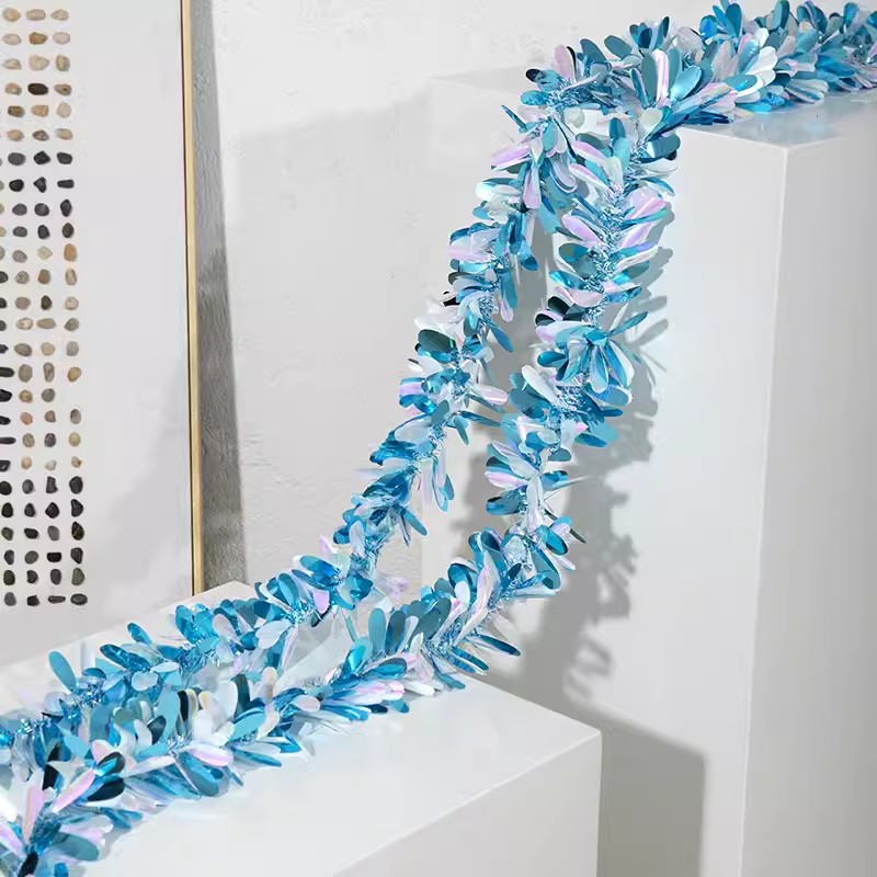 Raya colorida raya lana guirnalda cumpleaños decoración Festival kindergarten Festival cinta fiesta de Navidad día de Año Nuevo suministros de decoración