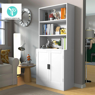 Bookshelf Floor-Standing Bookcase Amazon Amazon European and American New Panel Furniture Hot-Selling Household Storage Cabinet