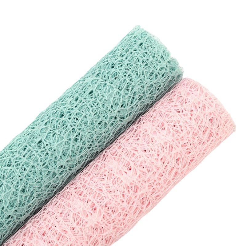 Floristería bolsa flor jacquard red al por mayor arte floral círculo red flor regalo ramo embalaje material de bricolaje papel de embalaje