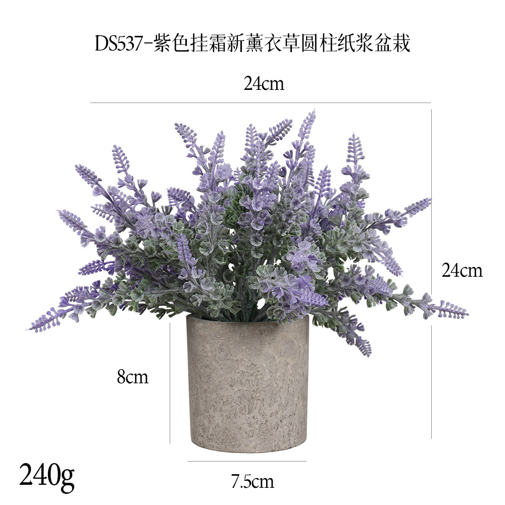Más de 240 combinaciones populares de macetas con plantas verdes artificiales, decoraciones para el hogar, flores artificiales, bonsáis cilíndricos de pulpa de papel.