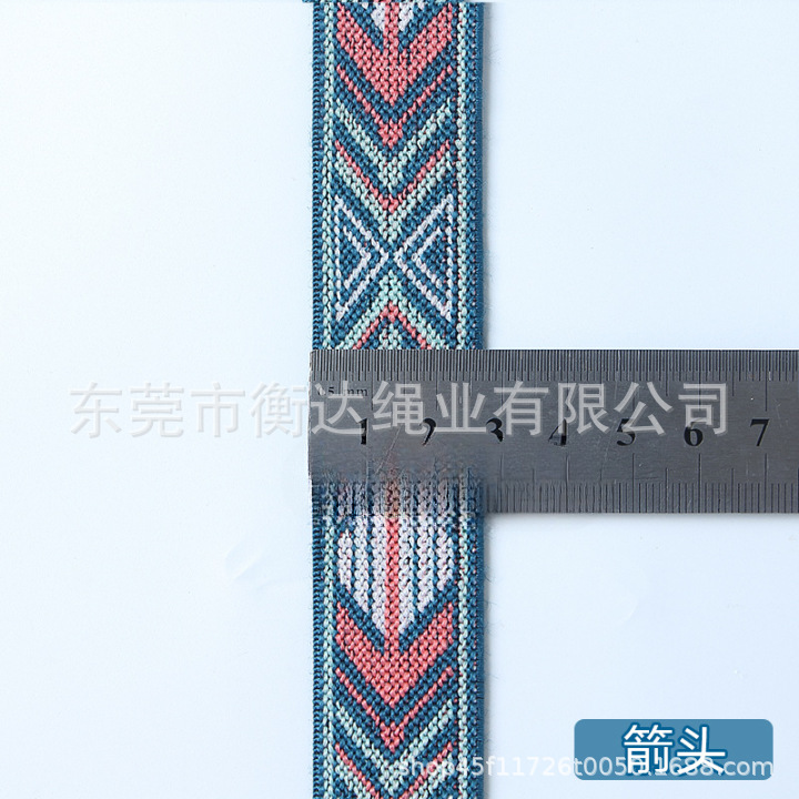 Bandas elásticas jacquard étnicas, reloj de mano jacquard bohemio, ancho de banda 1.5cm ~ 2.5cm, una gran cantidad de goma en stock
