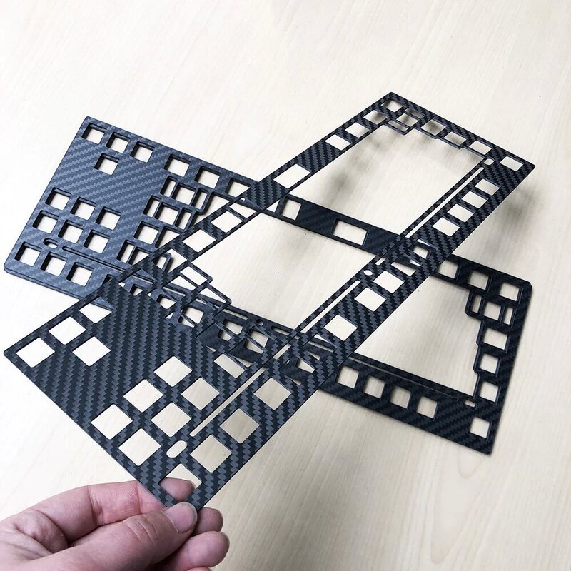 Carbon Fiber Keyboard Frame, Mobile Phone Parts, Drone Accessories, Glass Carbon Fiber Products, Custom-Made