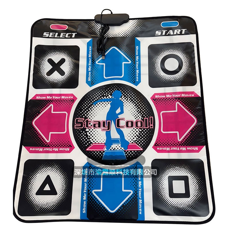 跨境英文跳舞毯 USB电脑单人11键中间跳舞毯家用游戏跳舞机厂家